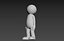 Cartoon Man for 3d Printing 001