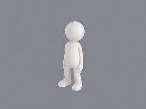 Cartoon Man for 3d Printing 001 model