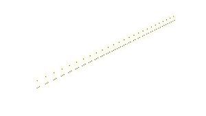 Drawing Line With Dominoes