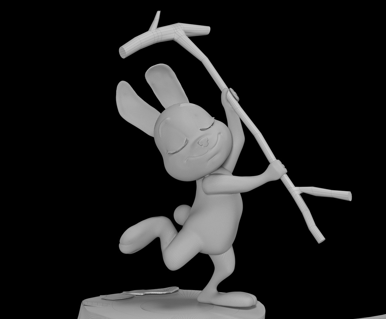 Rabbit And Snowman 3D Model - TurboSquid 1976780