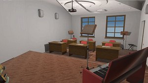 music room - environment 3D model
