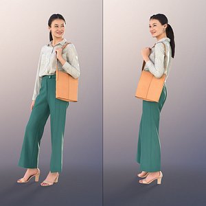 3D woman young chic
