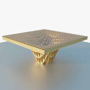 3D Dancing Waffle Table
