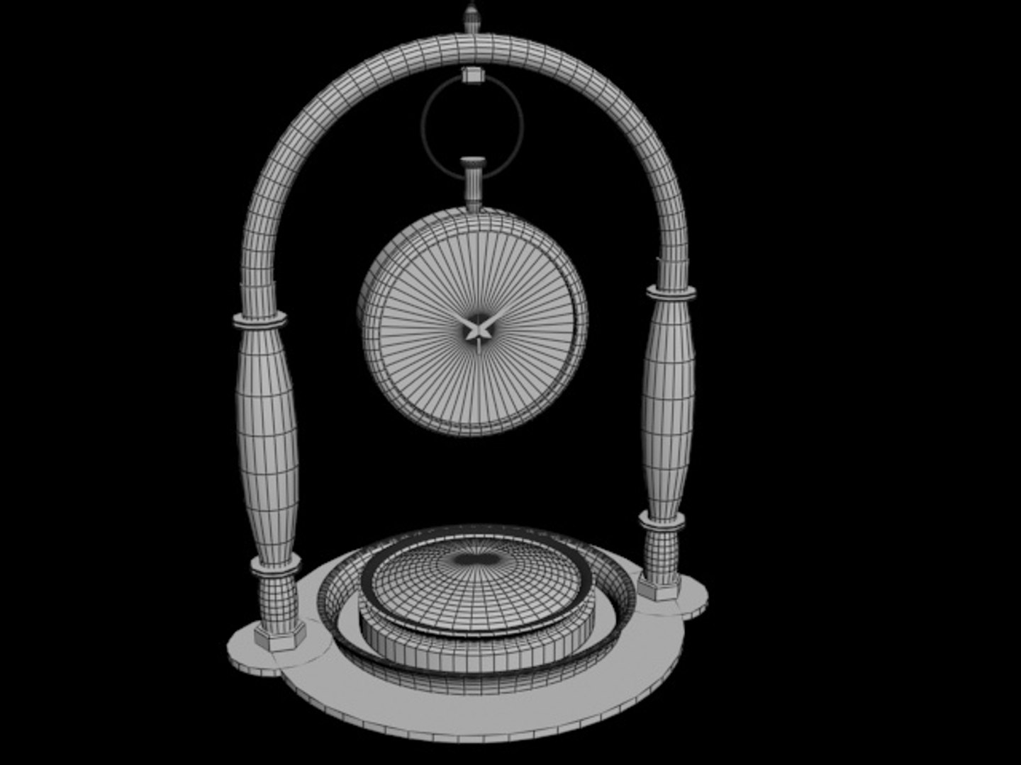 3D Clock Compass - TurboSquid 1330060