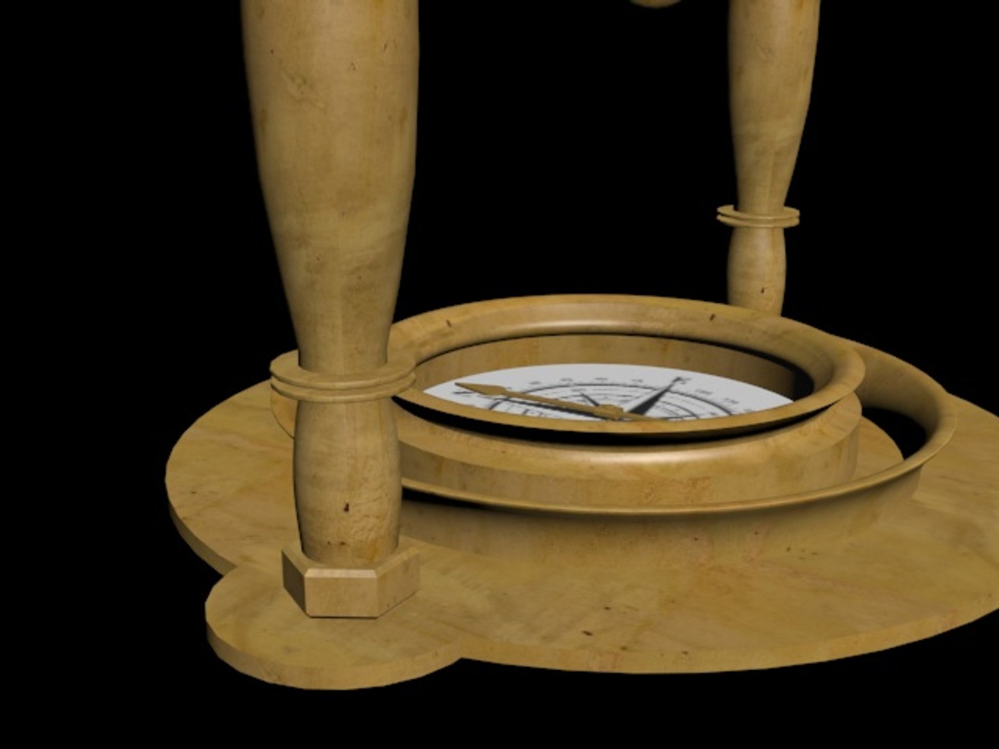 3D Clock Compass - TurboSquid 1330060