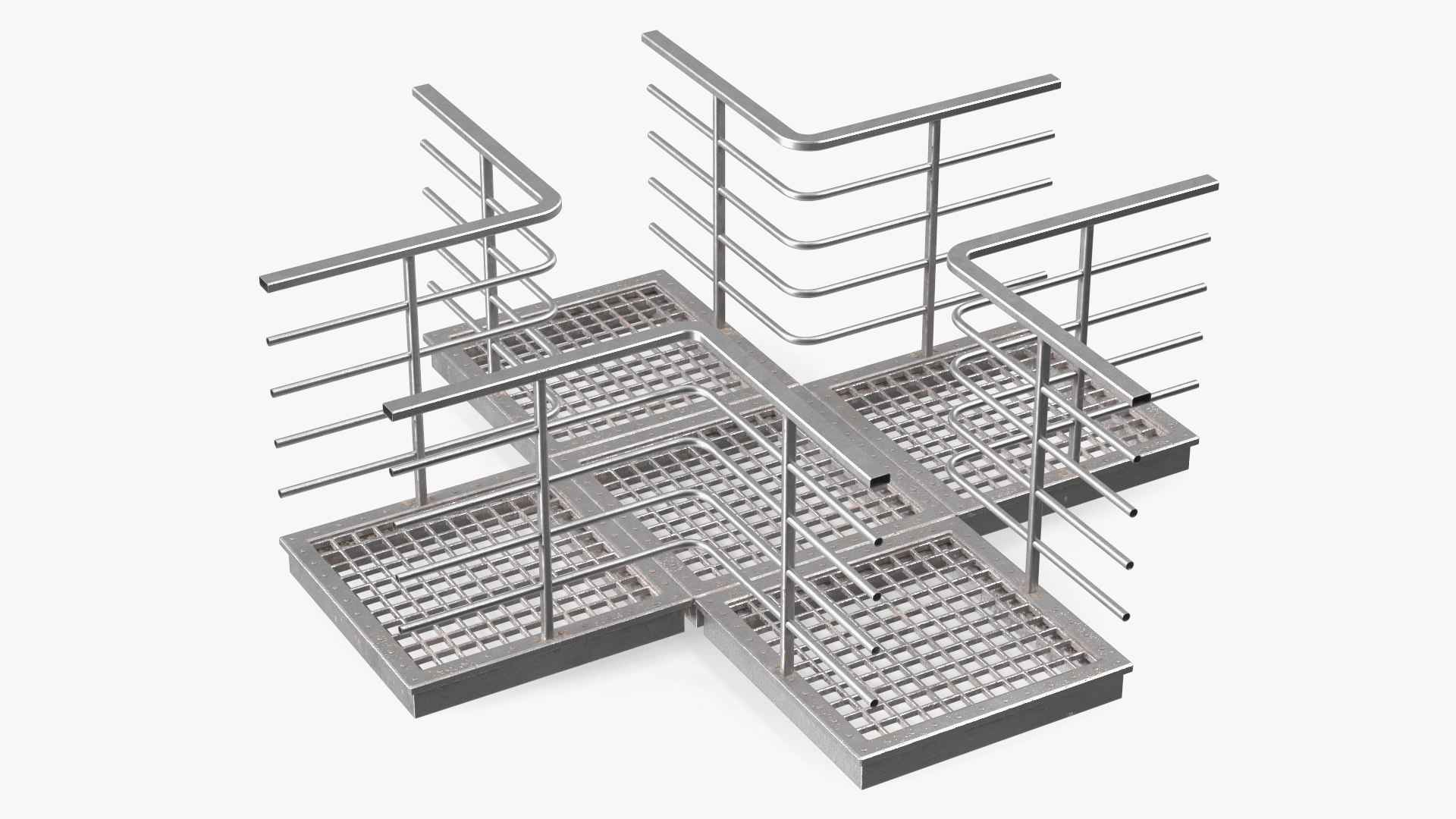 Mezzanine Catwalk Crossroads 3D model preview