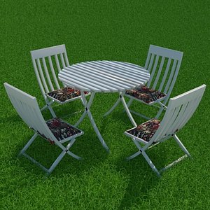 garden furniture 3D model