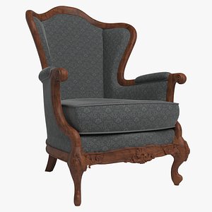 Old Armchair 3D model