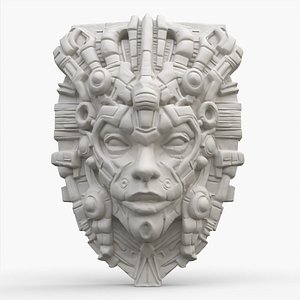 Cyber Aztec Masks 4
