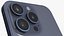 Apple iPhone 15 Pro Max Blue Titanium 3D model