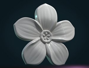 print ready flower 3D model