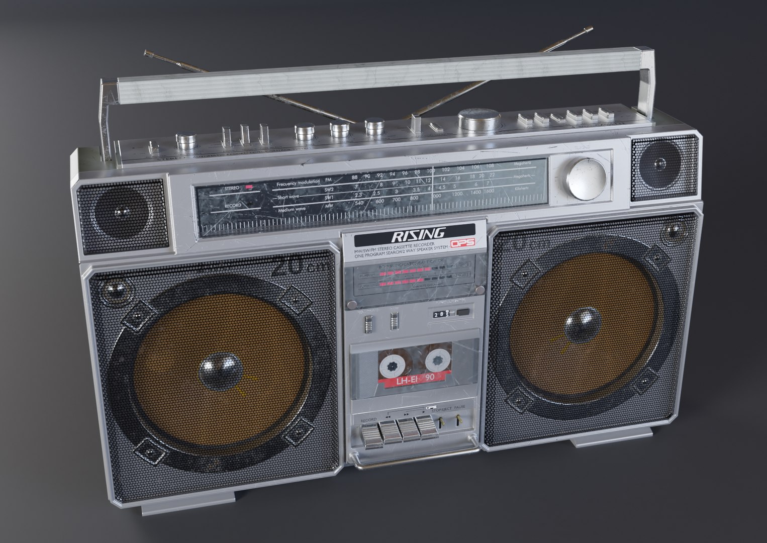 Boombox Low-poly 3D Model - TurboSquid 1580173