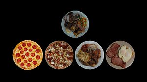 bacon eggs pizza model