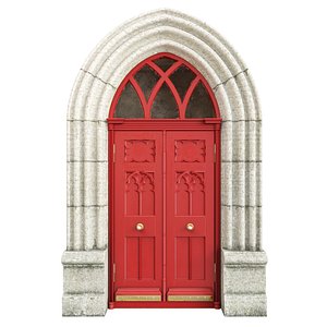 3D Entrance classic door 121