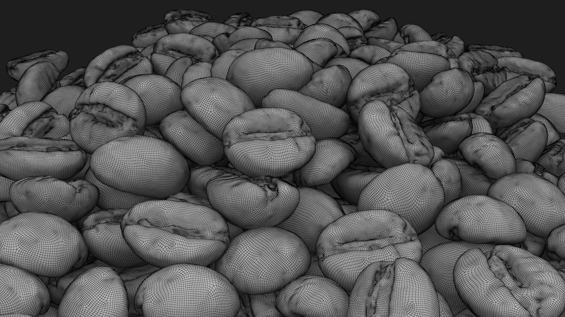 3D Coffee Beans Model TurboSquid 2285955