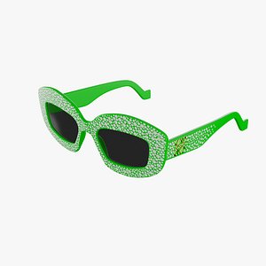 LOEWE Green Sunglasses