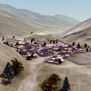 3d afghan village