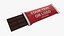 3D Chocolate Bar With Packaging