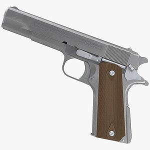3D model Colt 1911 Government AAA Game Weapon