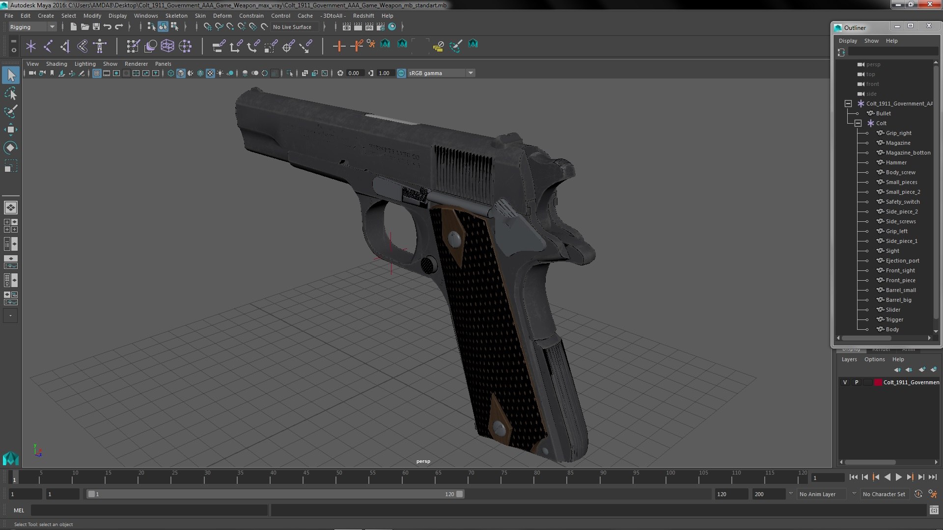 3D model Colt 1911 Government AAA Game Weapon https://p.turbosquid.com/ts-thumb/QG/7XDfJm/Qh/colt1911governmentaaagameweaponmb3dmodel027/jpg/1689879789/1920x1080/fit_q87/813e59062d5d88737a81ab8fe607711ad6ced111/colt1911governmentaaagameweaponmb3dmodel027.jpg