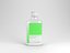 Flat Glass Liquor Bottle