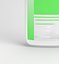 Flat Glass Liquor Bottle
