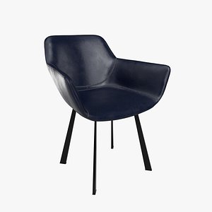 Chair Dining Leather Arlo 3D model