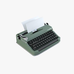 3d olympia typewriter
