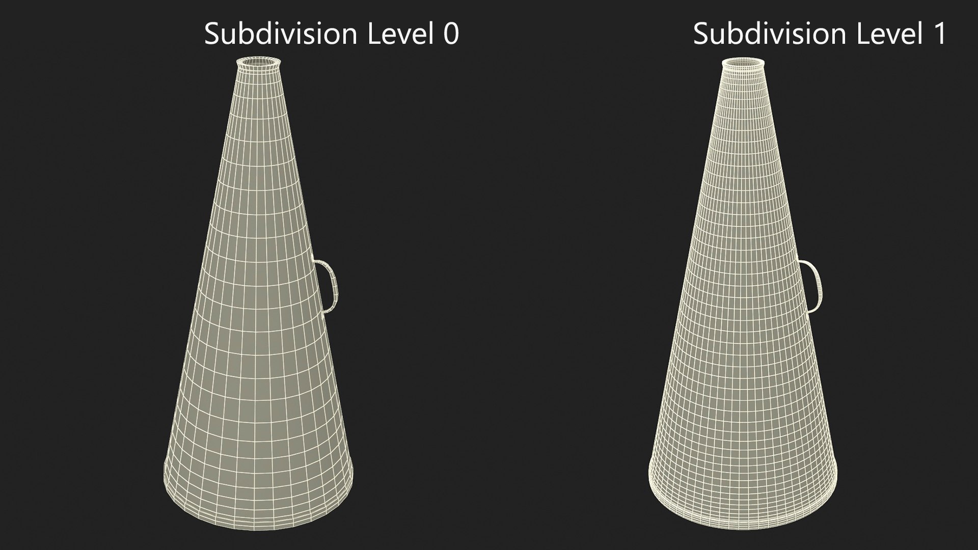 Megaphone Cone Pink 3D Model TurboSquid 2169023