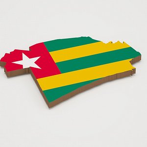 3D Lome Capital of Togo 3D Map