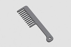 Hair comb 3d model 3D model