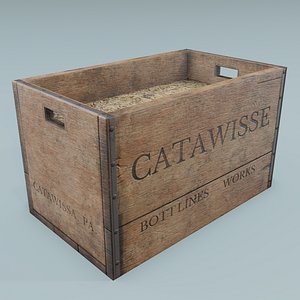 3D model Wood Box