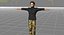 Modèle Timothee Chalamet 3D Rigged prêt pour l'animation