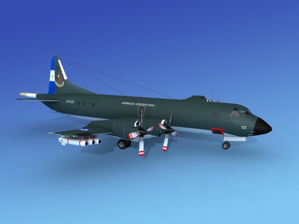 modelo 3d Lockheed P 3 Orion Armada Argentina TurboSquid 872017