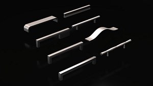 3D kitchen handles model