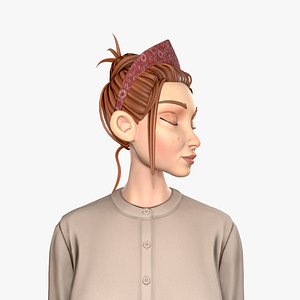 Mona - Girl In Kokoshnik Bust