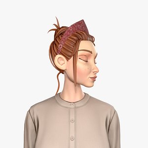 Mona - Girl In Kokoshnik Bust