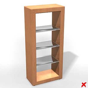 3d model shelves