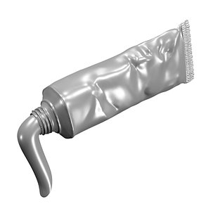 3D Tooth Paste model