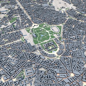 Milan City Italy 3D model