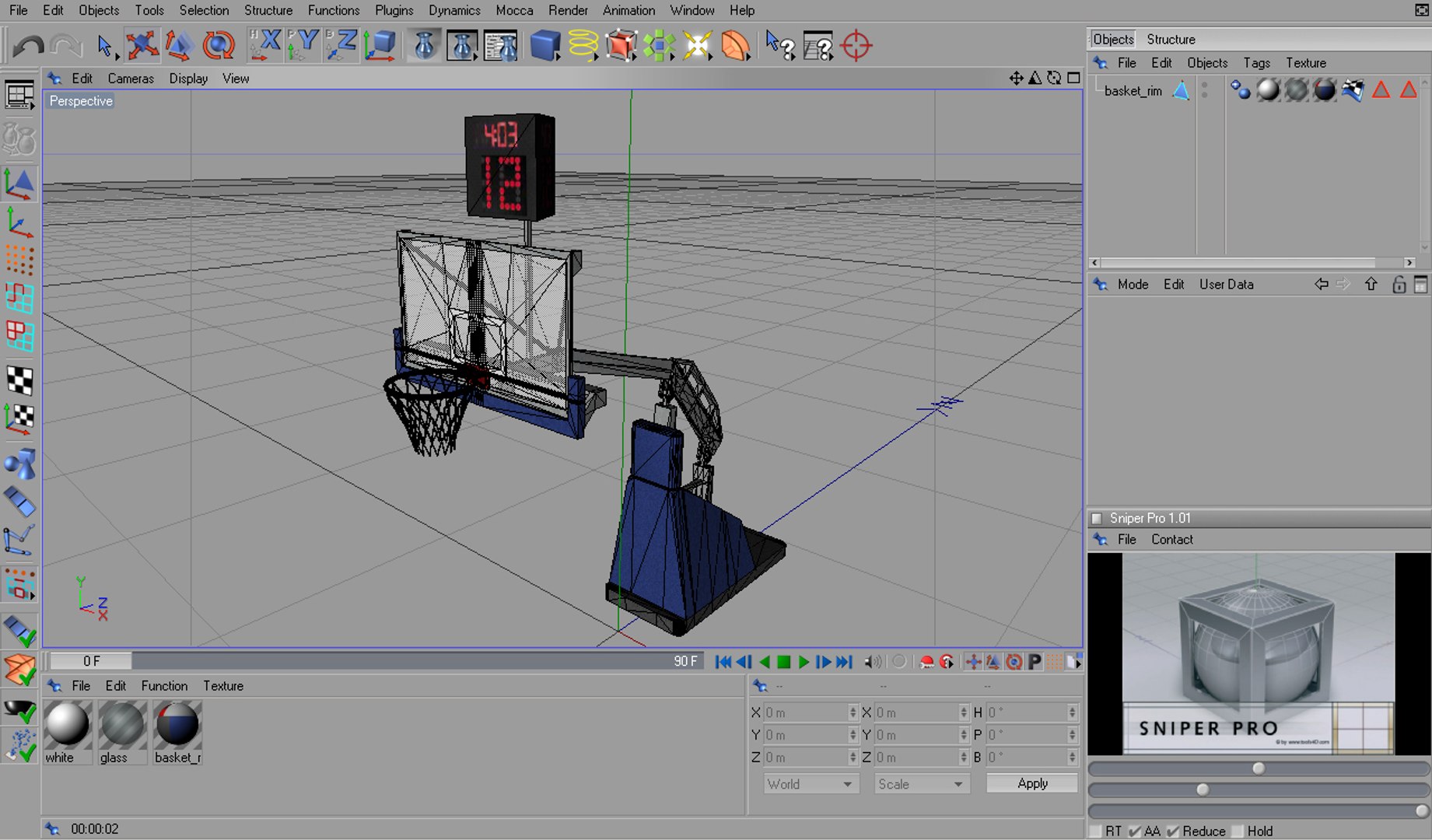 3d Basketball Rim