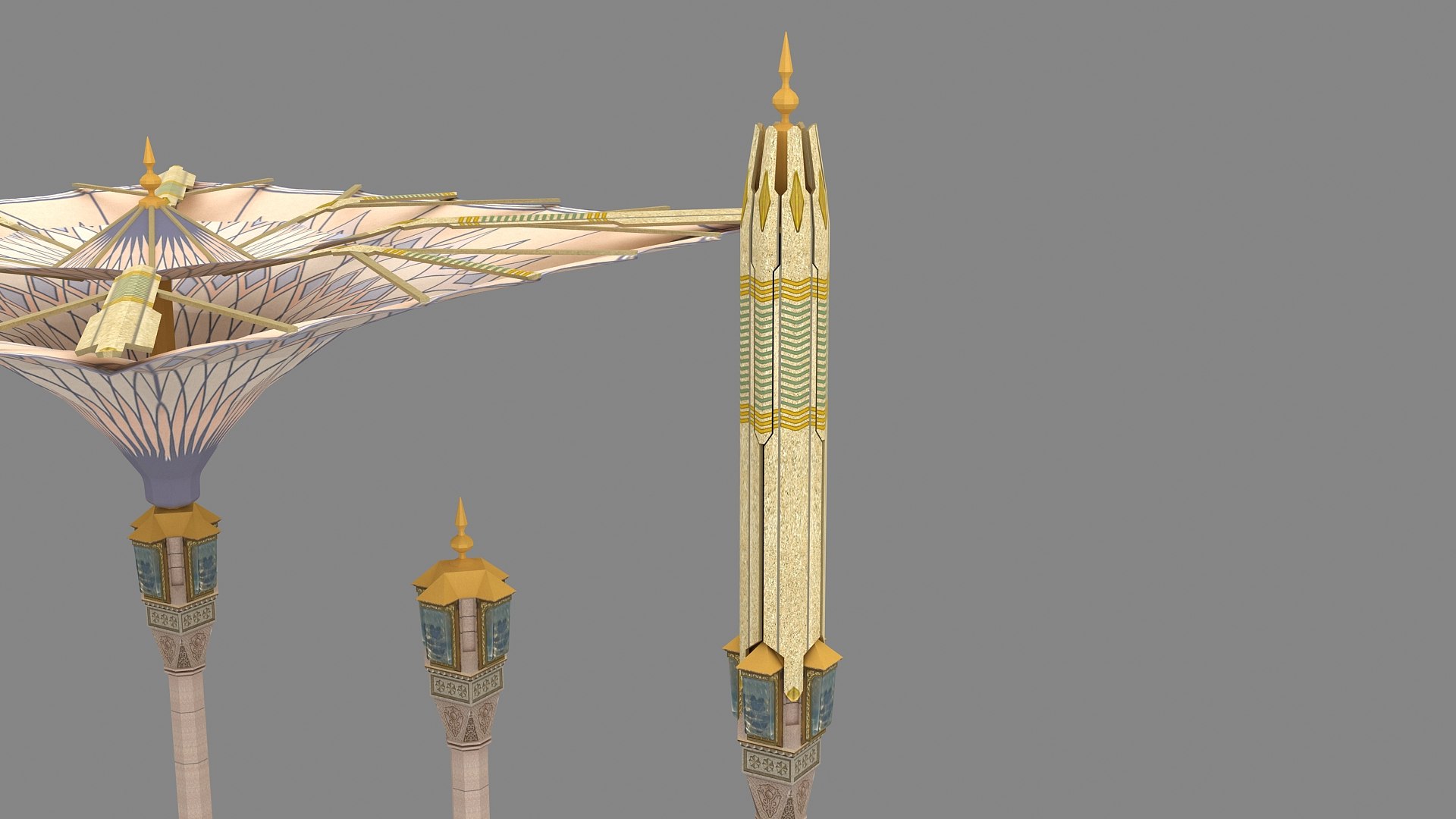 3D Masjid Al Nabawi Umbrella model https://p.turbosquid.com/ts-thumb/QG/fyj5xE/GO/masjidnabawi_010011/jpg/1742617914/1920x1080/fit_q87/b92724823d9da840bceed118b66404f372372d0e/masjidnabawi_010011.jpg