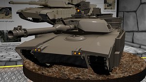 3D Tank M1 Abrams