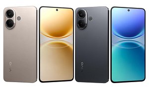 3D model Vivo V70 Lite 5G Black And Gold