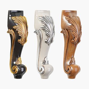Classic leg 031 3D model