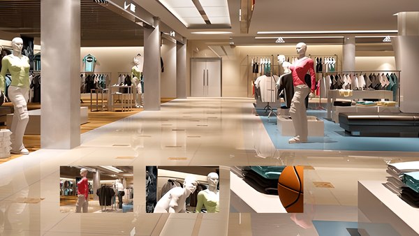 Luxurious Shopping Mall with Full assets model