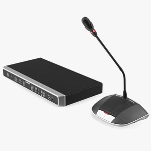 3D Bosch CCSD Discussion Device with Long Stem Microphone