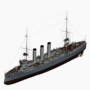 sms dresden cruiser imperial 3d max