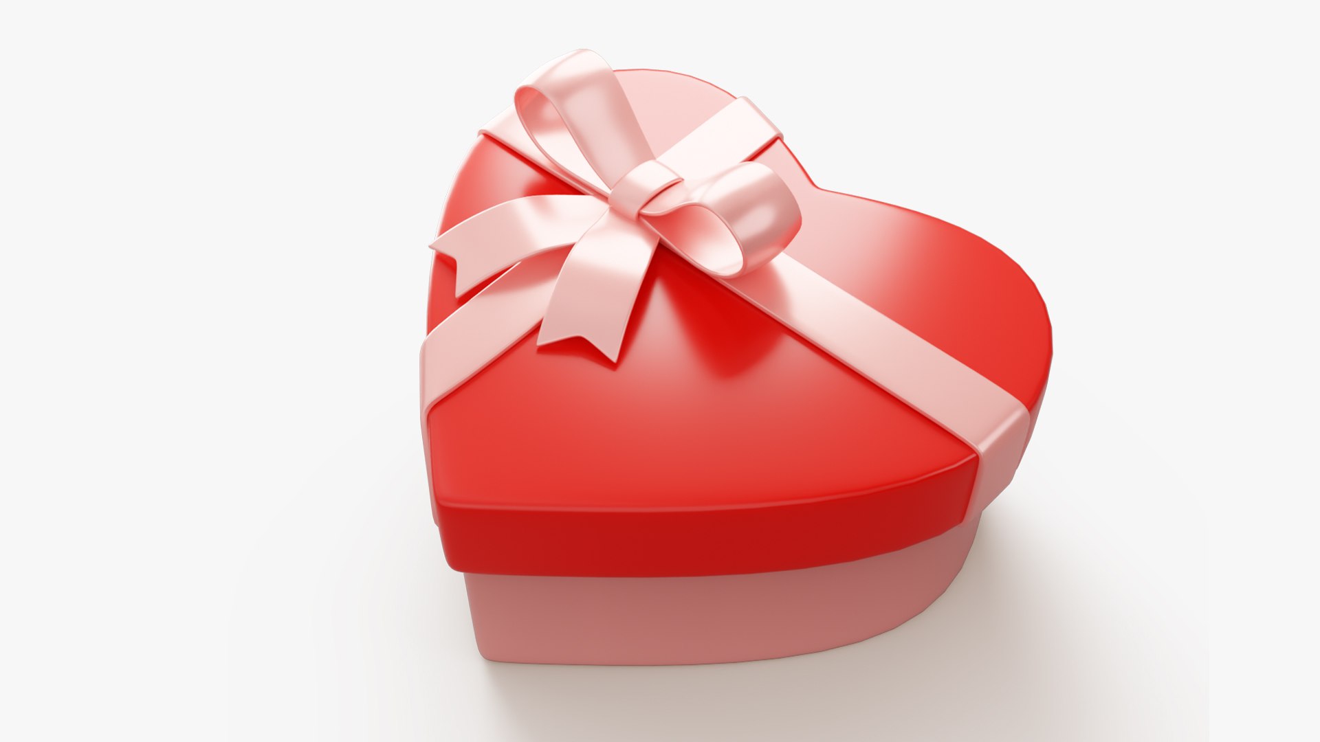 3D Stylized Heart Gift Box - TurboSquid 2403823