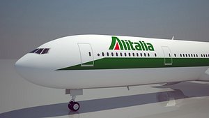 3D Alitalia Airlines 777 200ER